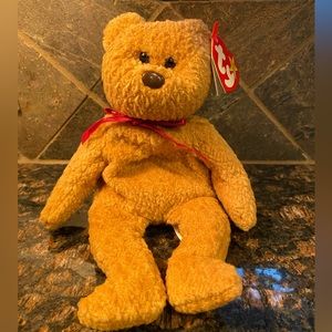 NWT 1993 TY Beanie Baby Curly Multiple Tag Errors